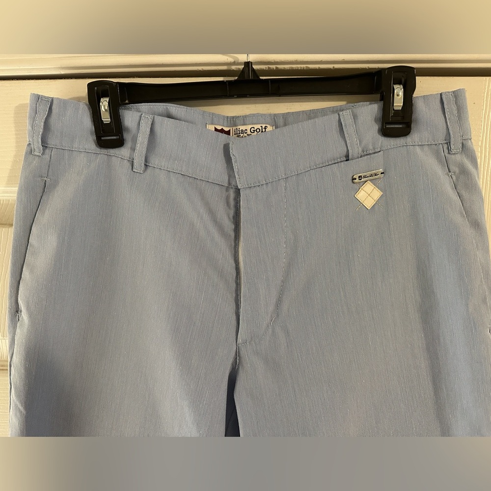 EUC Iliac by Bert LaMar Golf Pinstripe Pants, blue-white men’s 32x30, straight